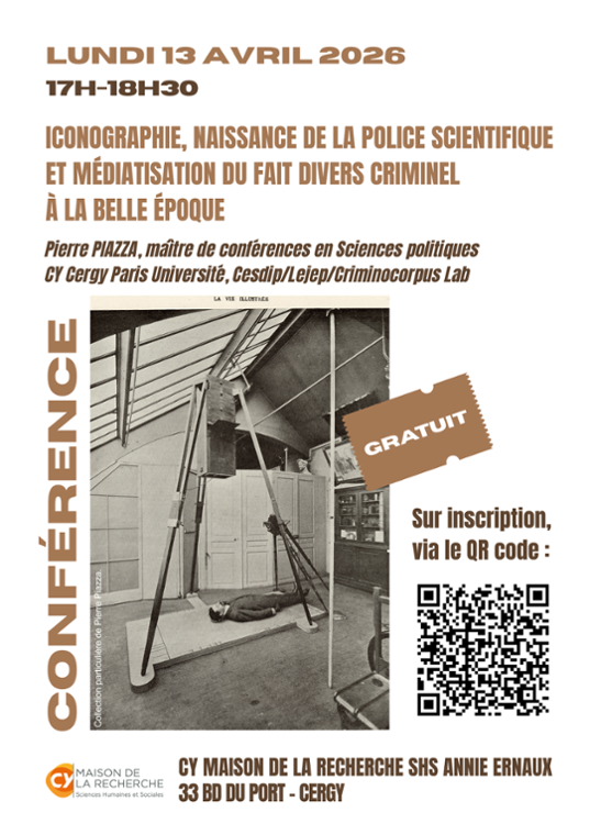 [Conférence] Iconographie, naissance de la police scientifique et médiatisation du fait divers criminel à la Belle Époque