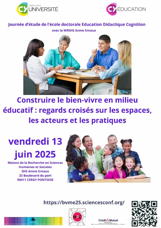 [JE] Construire le bien-vivre en milieu éducatif : regards croisés sur les espaces, les acteurs et les pratiques
