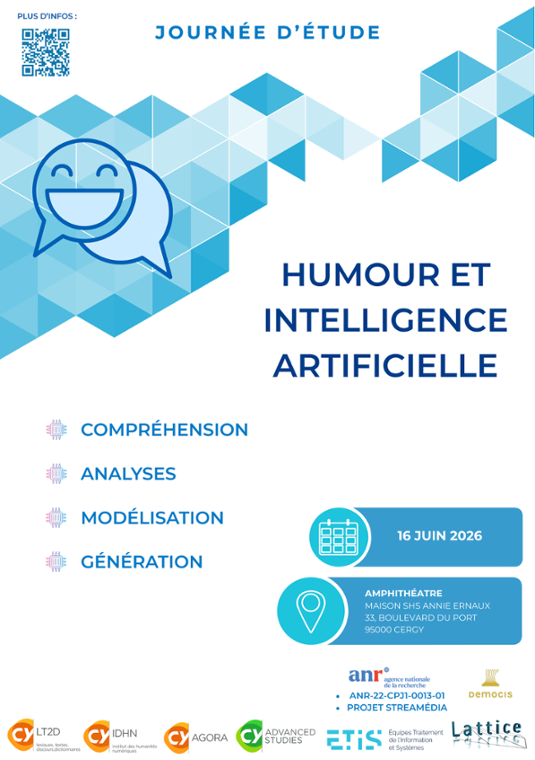 Appel à communications - Journée d'études Humour et Intelligence artificielle